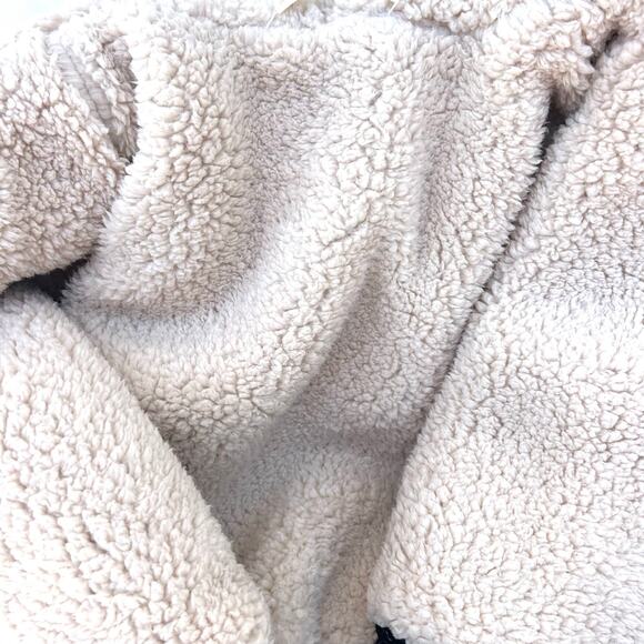 New Saltwater Luxe Carmen Jacket Multi Striped Sherpa Fleece Hoodie Small - Picture 9 of 9